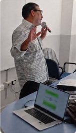 Natale Praticò durante un intervento pubblico